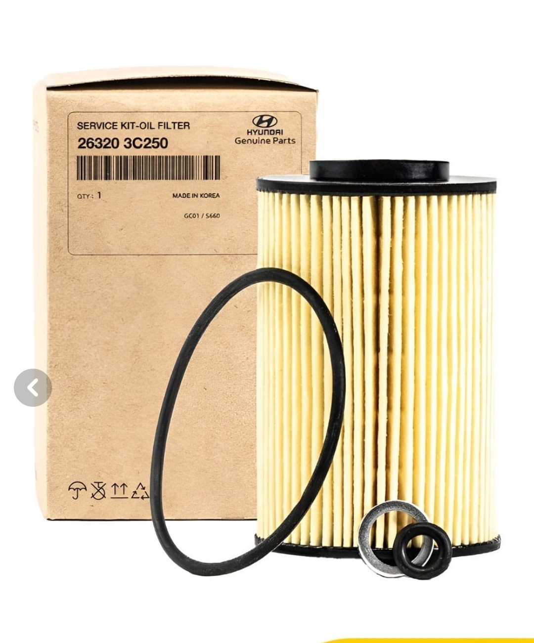 فیلتر روغن هیوندا آذرا26320_3C250