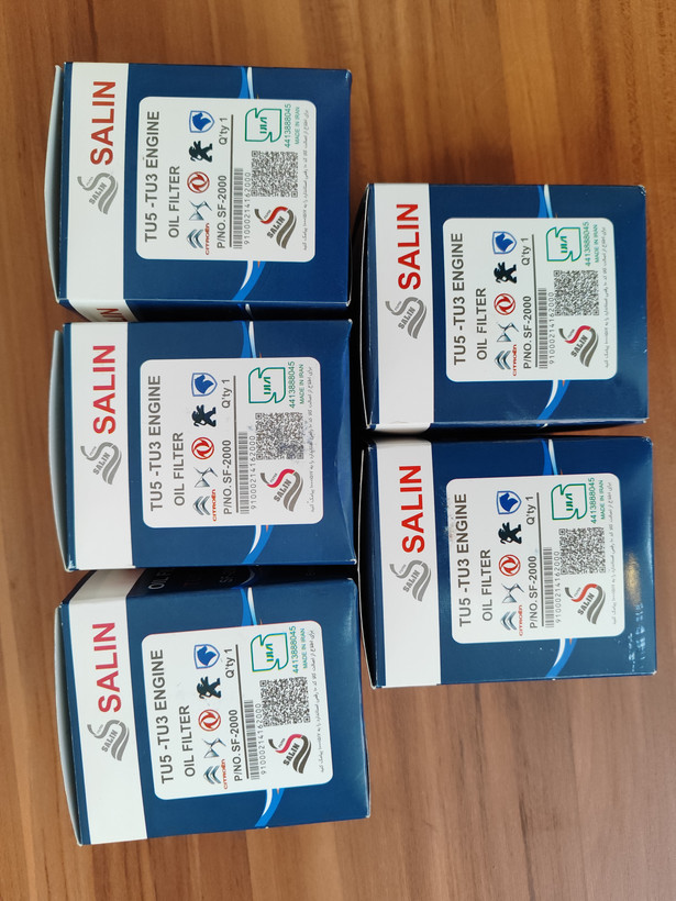 فیلتر روغن خودرو ۲۰۶ اکویی برند سالین مناسب برای پژو 206 و پژو 207